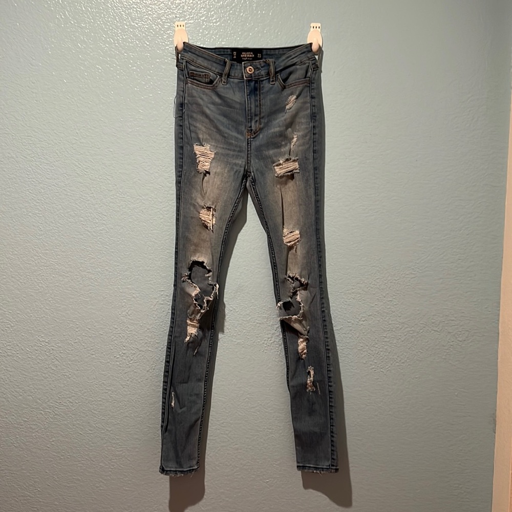 Pre-ripped Hollister Skinny Jeans
